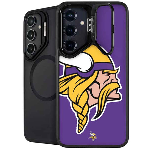 NFL Minnesota Vikings Large Logo Galaxy S25 Kickstand Case